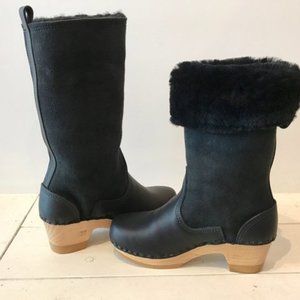 No. 6 Shearling Clog Boots